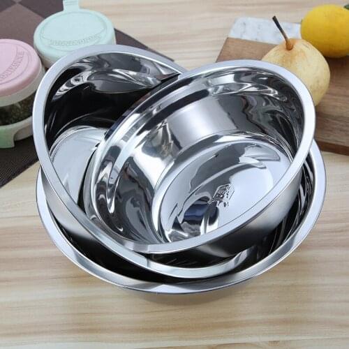 Utensils Stainless Steel Bowls Plates Anti-scalding Anti-fall Deepen Modern Fashion Eco-Friendly Househould Reflection