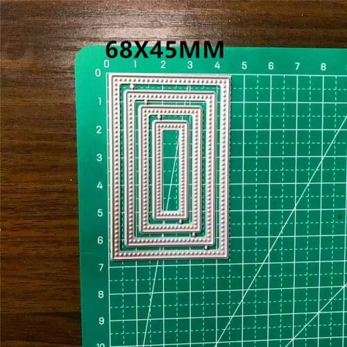 Frame Square Dies Metal Cutting Dies DIY Scrapbooking Dies Cut Card Make Handmade Stencil Craft Mold Mould Model Decor