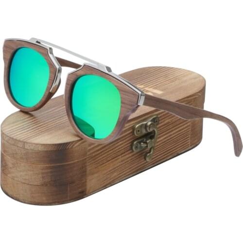 Ablibi Mens Skateboard Wood steampunk Sunglasses Vintage Luxury Brand Designer Polarized Sun Glasses oculos de sol feminina