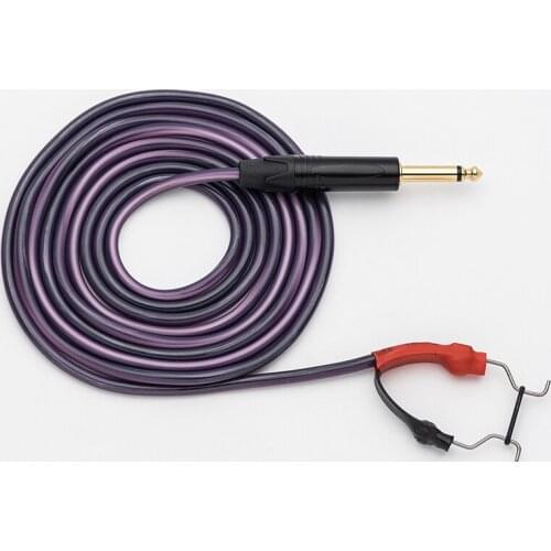 Tattoo Clip Cord-Blue/Purple Rubber Silicone Tattoo Cord For Tattoo Foot Pedal Machine Switch Power Supply Free Shipping