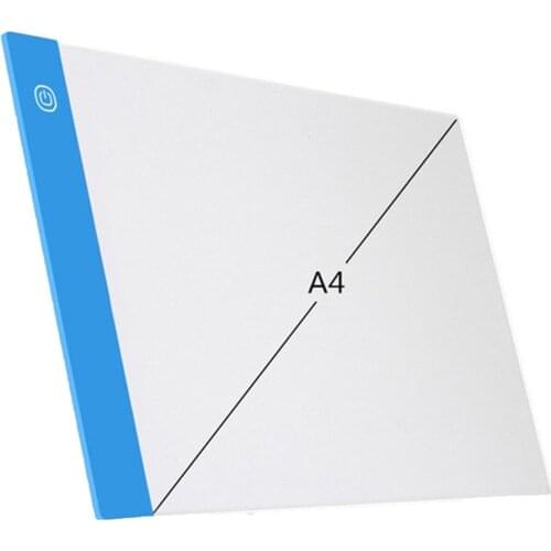 A4 Three Level Dimmable Led Light Pad Drawing Board Pad Tracing Light Box Eye Protection Easier for Diamond Painting