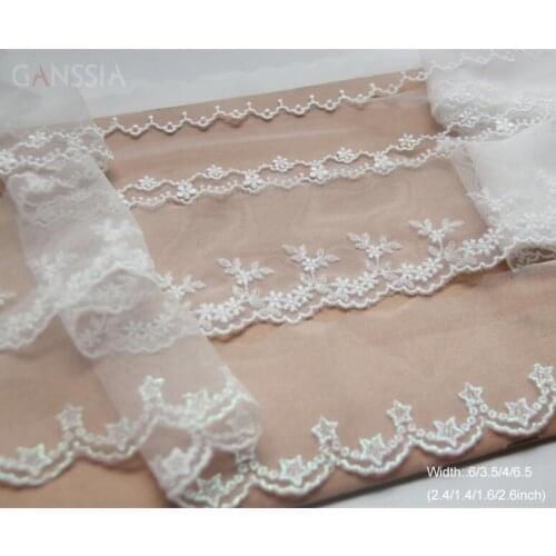 1Yard Width:6/3.5/4/6.5 Corded Wire Stars Grenadine Lace Glitter Line Flower Wave Lace for Trimming Clothes(ss-2446)