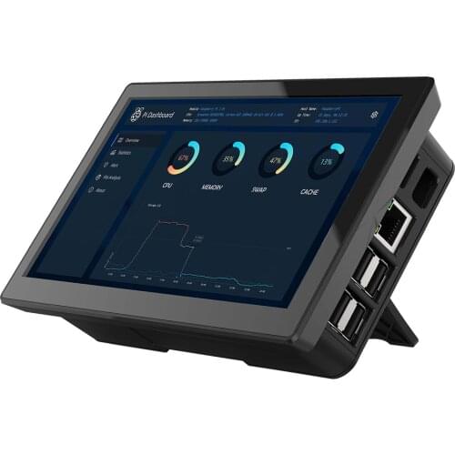 7 inch touchscreen HDMI LCD monitor 1024x600 USB LCD Display with frame for Raspberry Pi 3 4 USB C IPS