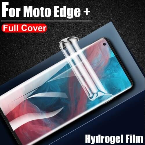 999D Ultra Clear Hydrogel Film Soft Full Screen Protectors Coverage for Motorola Moto Edge plus+ 6.7" Protective Film(not glass)