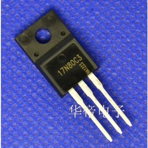 Free shipping 50PCS SPA17N80C3 17N80C3 TO-220F 800V 17A