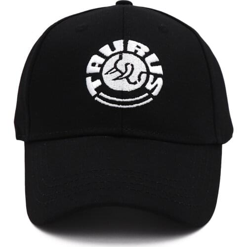 2021US Fashion Four Seasons Baseball Cap For Men Taurus Firearms Snapback Hip Hop Gun Curve Visor 6 Panel 100% Cotton Hat
