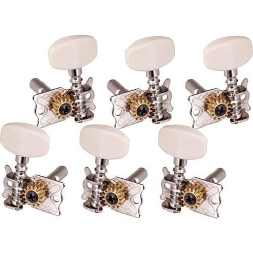6pcs Open Gear Guitar Tuners Machine Heads for Acoustic Classical Guitars