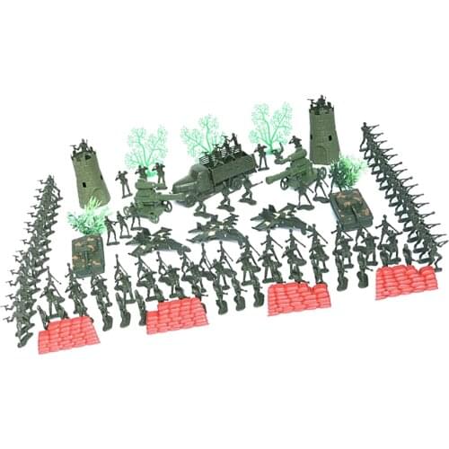 167Pcs 4cm Soldiers Toys Mens Playset for Sand Table Fun Games