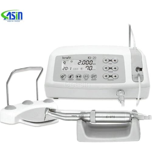 Dental implant motor machine Korea original ki-20 implant system dentist equipment with 1 pcs LED contra angle handpiece kit