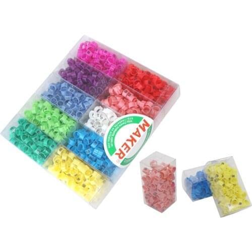 Pigeon foot ring Inner Diameter 9mm Pigeon Foot Ring Bird digital identification ring Pigeon Supplies Bird Appliances 1000 Pcs