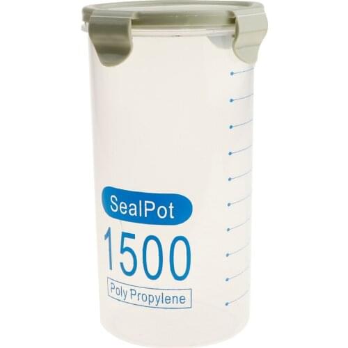 2 Pieces Large Pantry Cereal Container Storage Containers For Flour 1500ml