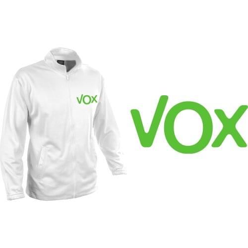 MERCHANDMANIA TECNICA jacket 1 drawing LOGO party VOX Spain man unisex Boy polyester tecnica Sport offer