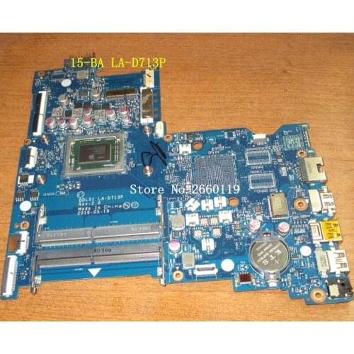 Laptop motherboard for 854957-601 854957-501 001 15 15-B 15-BA BDL51 LA-D713P A10-9600P,Fully tested