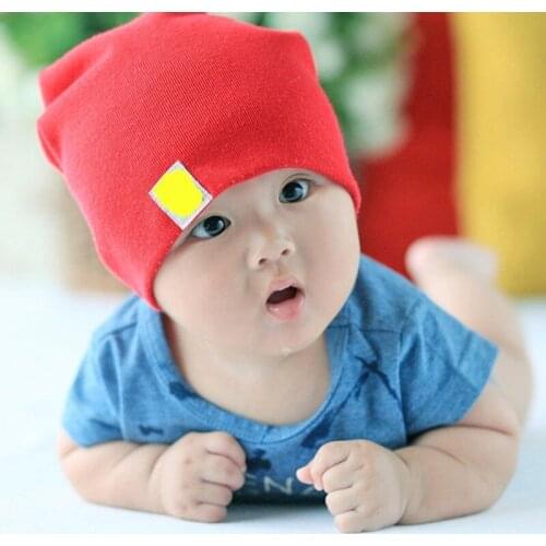 Cute Solid Beanies Hat for Kids Baby Autumn Winter Caps Warm Knitted Bonnet Hats Warm Soft Skullies Cap for Toddler Girls Boys