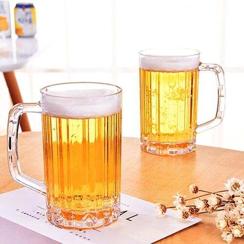 500ml Large-capacity Beer Glass, Plastic Beer Can, Party Barbecue Restaurant Beverage Machine, Family Breakfast Milk Coffee Cup