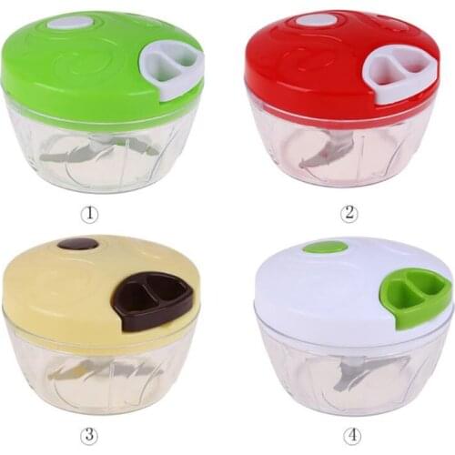 Manual Vegetable Fruit Chopper Hand Pull Food Chopper Onion Nuts Grinder Portable Kitchen Accessories Portable Mincer Gadget