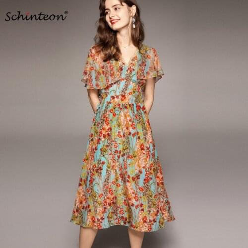 Schinteon Long Sleeve Summer Dresses