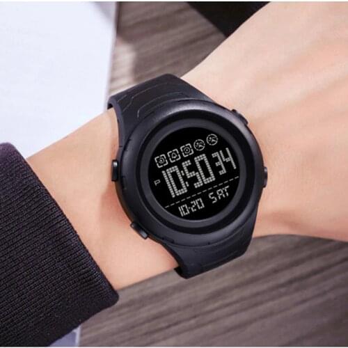 SKMEI 1674 Men Watches Sports Countdown 2 Time Watch Alarm Chrono Digital Wristwatches Man Clock Waterproof Relogio Masculino