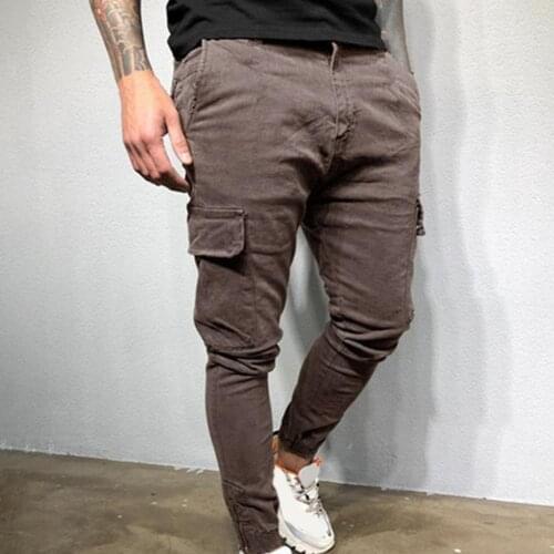 Stylish Breathable Men Trousers Men Trousers Pencil Pants All Match