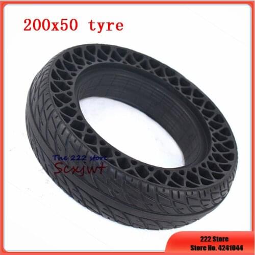 High quality 8 Inch 200X50 Porous Honeycomb tyre Tires for Electric Gas Scooter & Electric Scooter 200*50 Wheelchair Wheel tyres