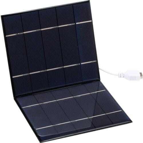 7W/5V Portable Solar Charger With USB Port Foldable Solar Panel Camping Travel Solar Power Charger For Tablet Laptop Cellphones