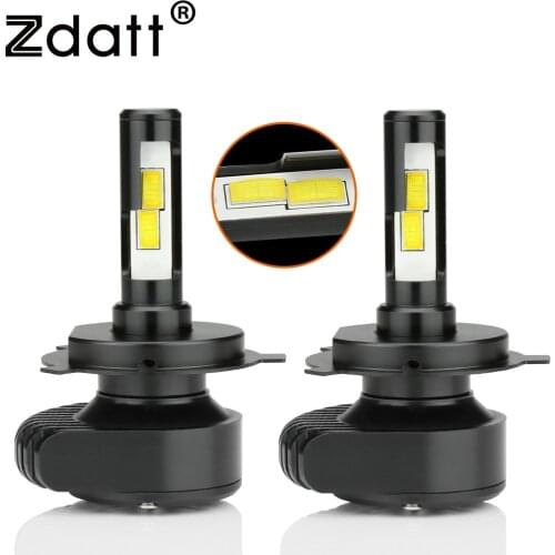 Zdatt H4 H7 H11 Led Canbus Car Headlight Bulb CSP 80W 8000Lm 12V 24V 6000K White LED h7 HB3 HB4 Lamp for Automobiles motorcycle