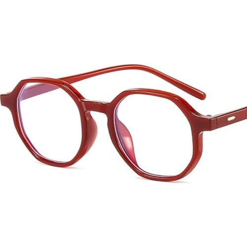 Round Frame Women Men Eyeglasses Anti-Blue Radiation Lens UV400 Eye Protection Girl Sexy Ladies Fashion Eyewear