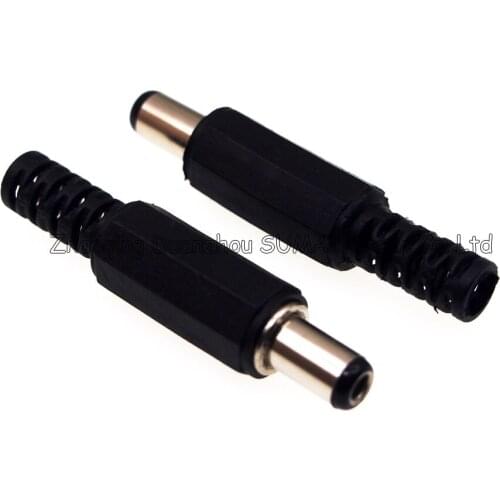 2.5 x 5.5 x 9mm short Male DC Power Jack Plug,2.5mm DC Power Plug Jack,Solder wire type Connector