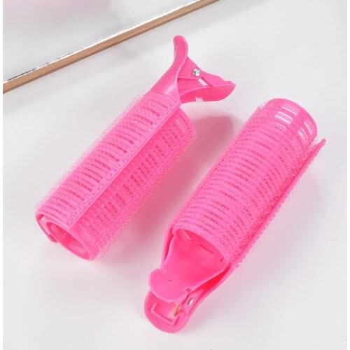2Pcs Bangs Curler Self-Adhesive Curling Hair Lazy Duckbill Curling Tube Hair Styling Tool Hair Curler Convenient For Women Girls