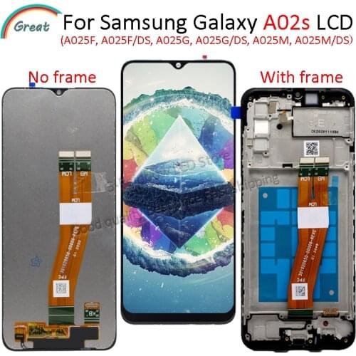 6.5'' For Samsung Galaxy A02s lcd display with touch screen digitizer Assembly for SM-A025F/DS A025G/DS lcd