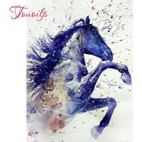 5D DIY spuare&round Cartoon animal horse diamond painting crystal plasticcrafts diamond embroidery diamond decorative painting