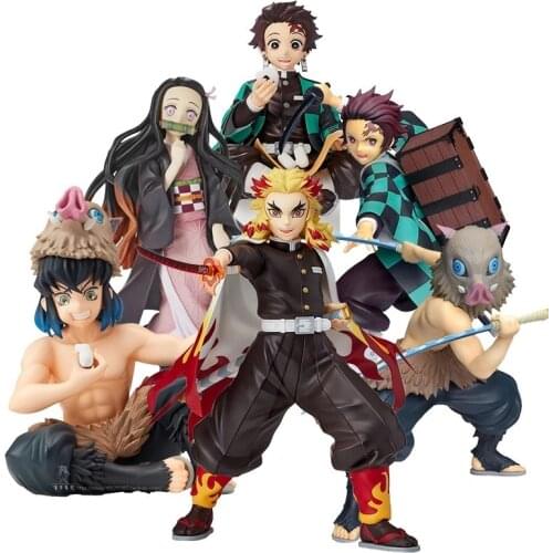 Anime Demon Slayer Kimetsu No Yaiba PVC Action Figures Toys Anime Figure Toys for Gifts