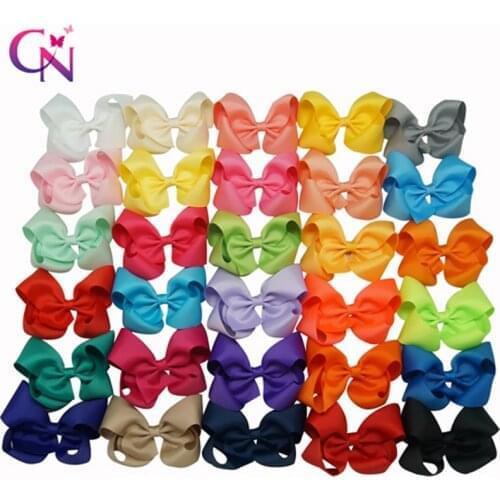 500pcs/lot 3.5" Boutique Solid Hair Bows for Ray Thompson