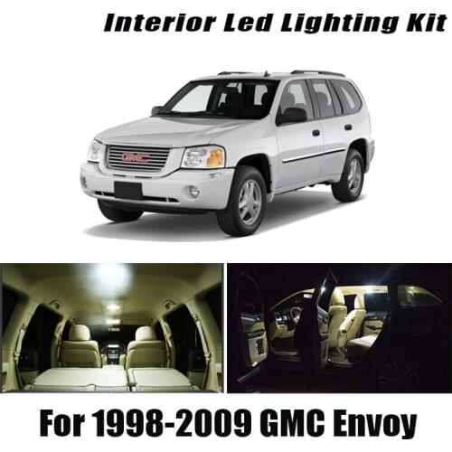 For GMC Envoy XUV 1998-2008 2009 Canbus Vehicle LED Interior Map Dome Trunk Light Kit Car Lighting Accessories