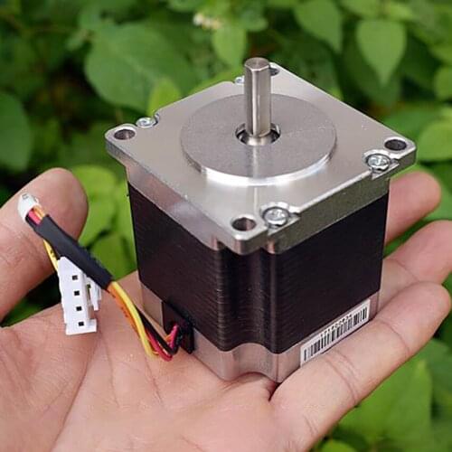 Two-phase Four-wire Stepper Motor High Efficiency 57 Stepper Motor 2.0 A Torque 1N.m, Step Angle 1.8, Output Shaft 6.3mm