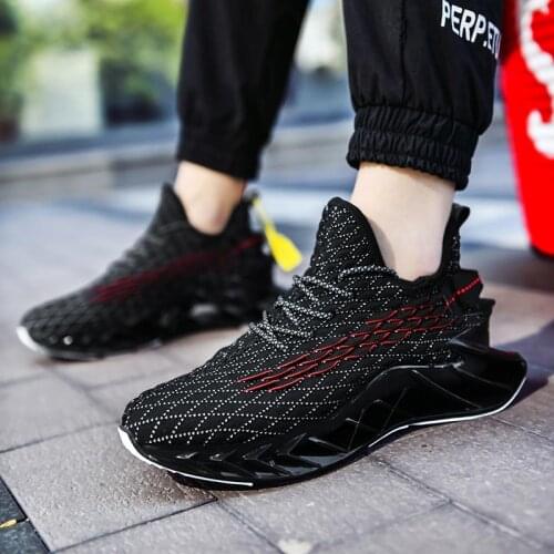 Summer Rubber Hard-wearing Shoes Sport Men Running Shoes Male Sports Shoes for Men Sneakers Air Black Runners Training GMB-0467