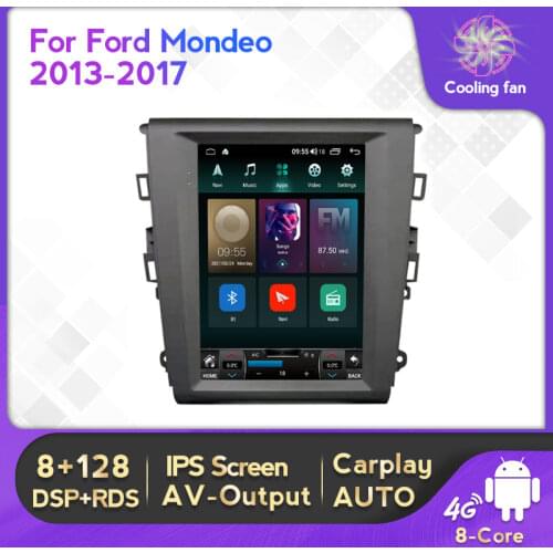6G+128G RDS Android 11 Vertical screen Car radio GPS Navigation WIFI Camera Player For Ford Mondeo Fusion MK5 2013 - 2019 2018