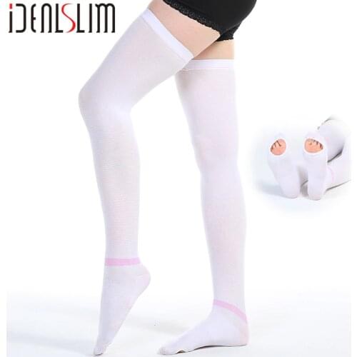 IDEALSLIM Medical Compression Antithrombotic stockings Anti-embolism hold up stockings with inspection hole
