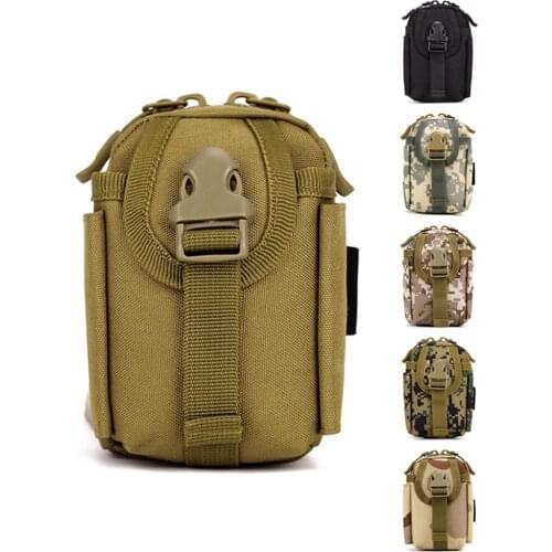 Mobile Phone Case Hunting Bag Molle Pouch Waist Bag Waterproof Nylon Multifunction Casual Men EDC Tool Bag Small Bag