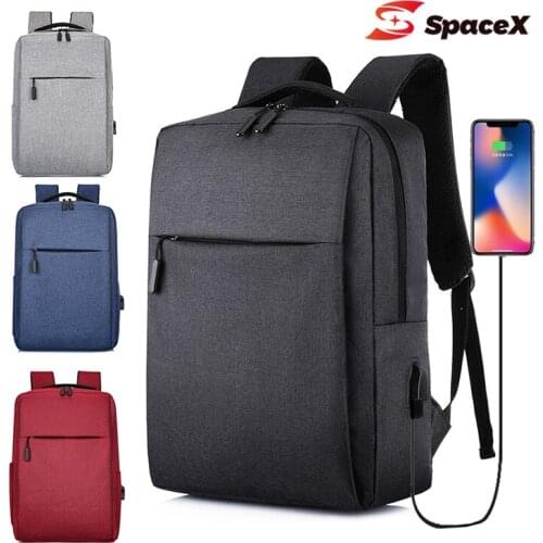 2021 Mens Laptop Backpack For Teenager Fashion Travel School Bag USB Charging Outside Bag Anti Theft Womens Bckpack Mochila