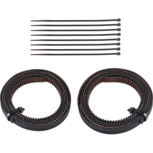 2pcs/set Open Timing Rubber Width 6mm X-axis 850MM Y 900MM 2GT Timing X/Y Axis Belt Pack For Sidewinder X1 3D Printer Parts