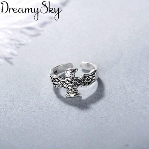 New Charming Eagle Finger Ring for Women Vintage Boho Knuckle Party Rings Gothic Punk Jewelry Gifts for Girls 2020