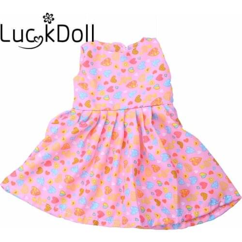 New arriving beautiful heart skirt Fit 43cm&18inch New -(only sell clothes)