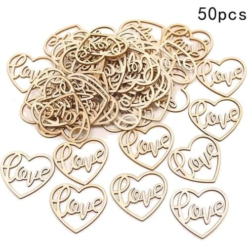 Wholesale 50Pcs/lot DIY Hollowed Letter Love Fridge Refrigerator Sticker Wooden Photo Furniture Album Home Decoration Tools