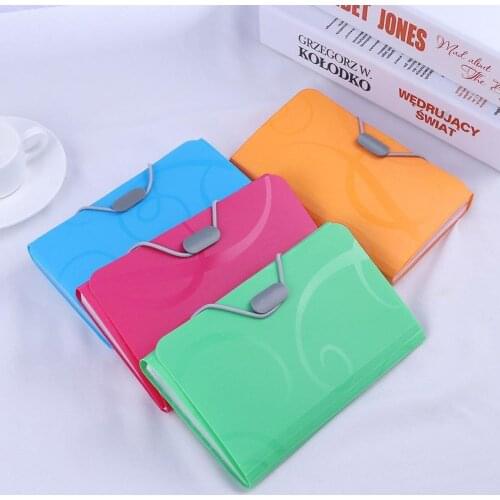 Papers Letter Small Document Expandable Receipt Bill Storage Pocket Accordion A6 B6 Plastic File Folder Pocket