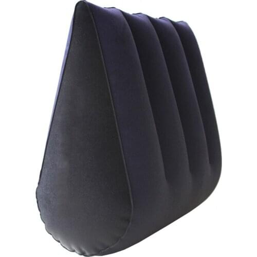 Sex pillow inflatable triangle fun furniture fun pad waist pad belly pad easy to carry couples sex props to adjust comfortably