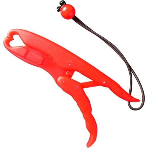 PP Hard Plastic Lip Grip with RED YELLOW colors available Fish Lip Gripper with 25CM 122G Fish Floating Tool