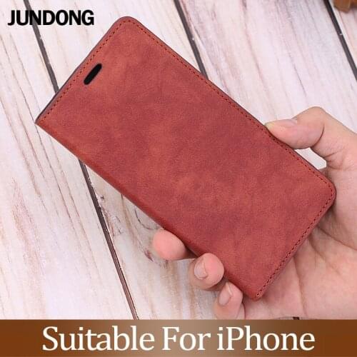 Deluxe Flip Phone Case for iPhone X PU leather case For 6 6s 7 7P 8 Plus Xr Xs Xs Max Case Card slot Flip Cover