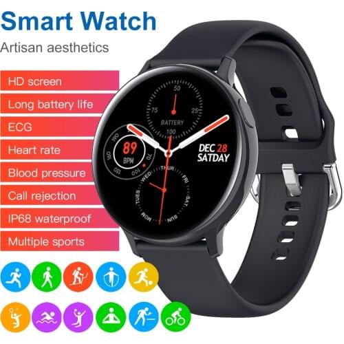 S20 Smart Watch Full Touch Screen IP67 Waterproof Sport Smart Wristband Heart Rate Blood Pressure Steps Bluetooth Smart Watch