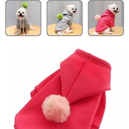 Unisex Stylish Puppy Hooded Winter Clothing Casual Pet Sweater Adorable Design Puppy Costume